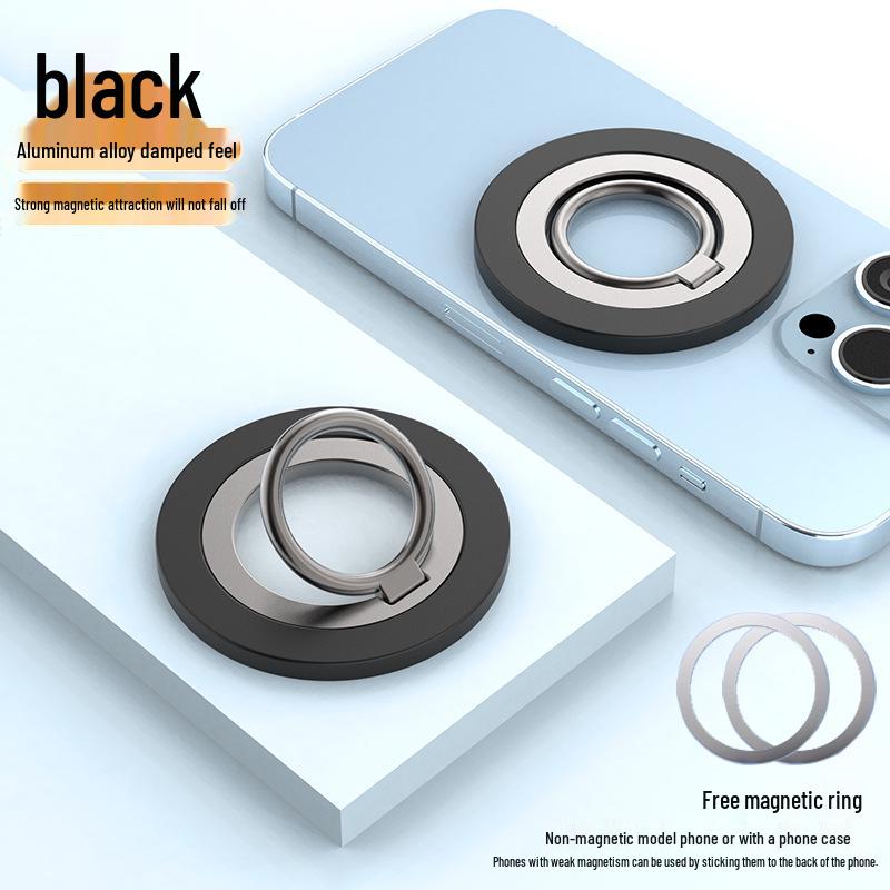 

Магнитная подставка-кольцо для телефонов Apple 12-15 - Без клея, металлический дизайн