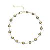 High-End Daisy Anklet with Drip Oil Finish – Simple, Fresh, and Fashionable Jewelry for Girls