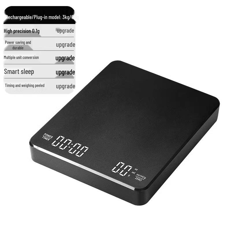 

Rechargeable Italian Coffee Scale with Timer for Kitchen & Baking
