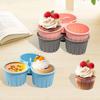 Silicone Steamed Egg Mold Reusable Design Silicone Muffin Pan Air Fryer Egg Mold  Baking Kitchen
