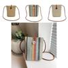 Woven Rainbow Summer Mini Crossbody Bag For Beach Vacation And Daily Use