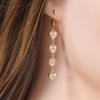 Fashion Retro Love Zircon Series Necklace Earring Bracelet Set