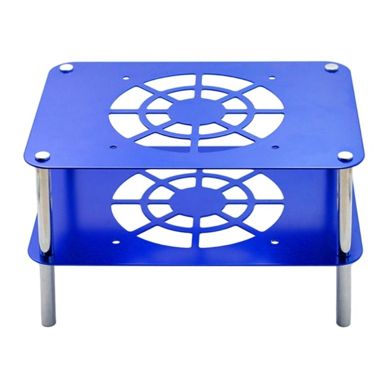 Aluminum Router Heat Sink Double Layer Structure Tool Free Setups Sleek Modern Design Airflows for WiFi Devices
