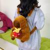 Yellow Capybara Rabbit Flower Burger Plush Backpack Animal Gift Bag Doll