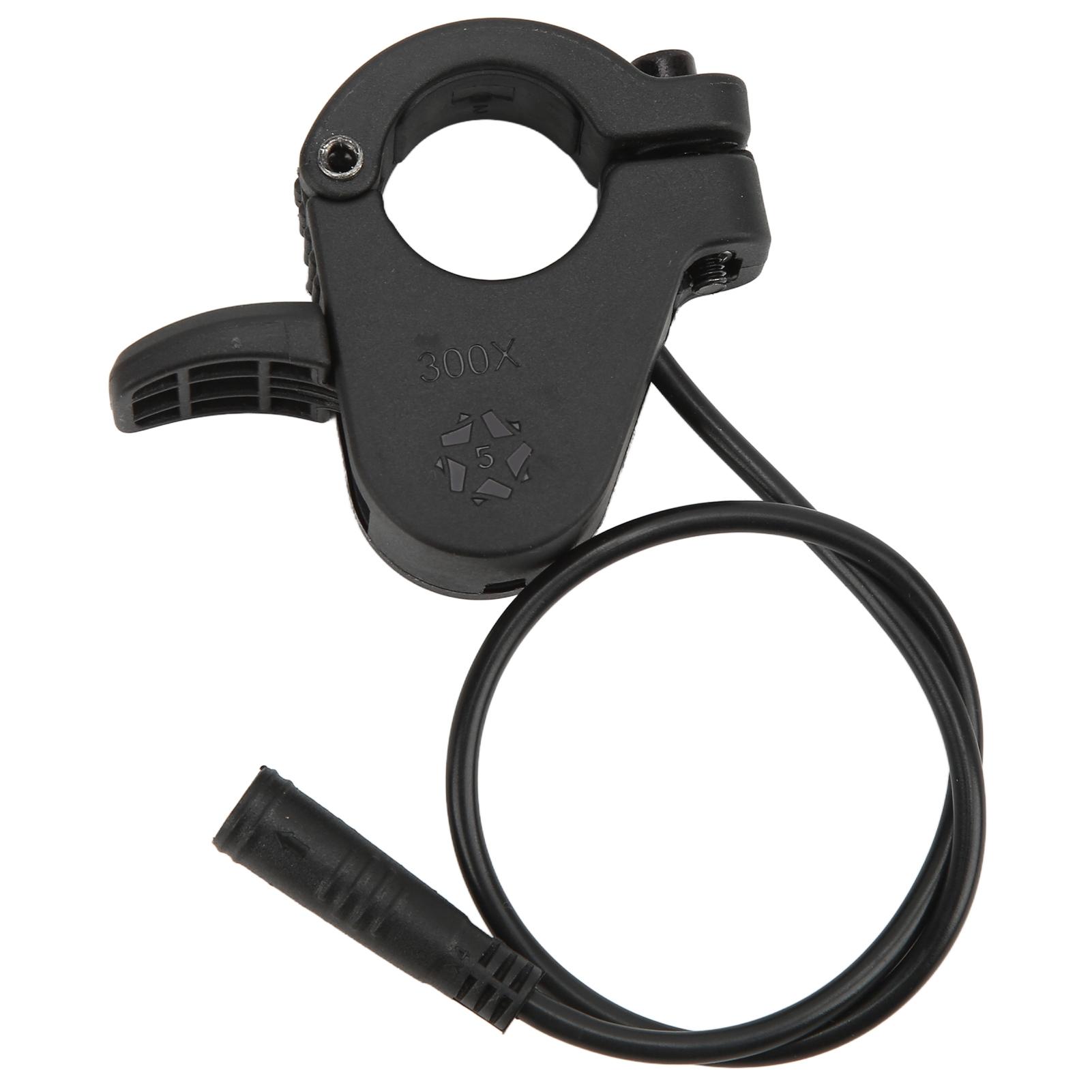 

300X Electric Bicycle Thumb Throttle with Waterproof Connector Durable Left Right Thumb Throttle