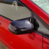 2X For Honda Civic  8Th 2005-2011 Car Rearview Side Mirror Cover Cap Carbon Fiber Look