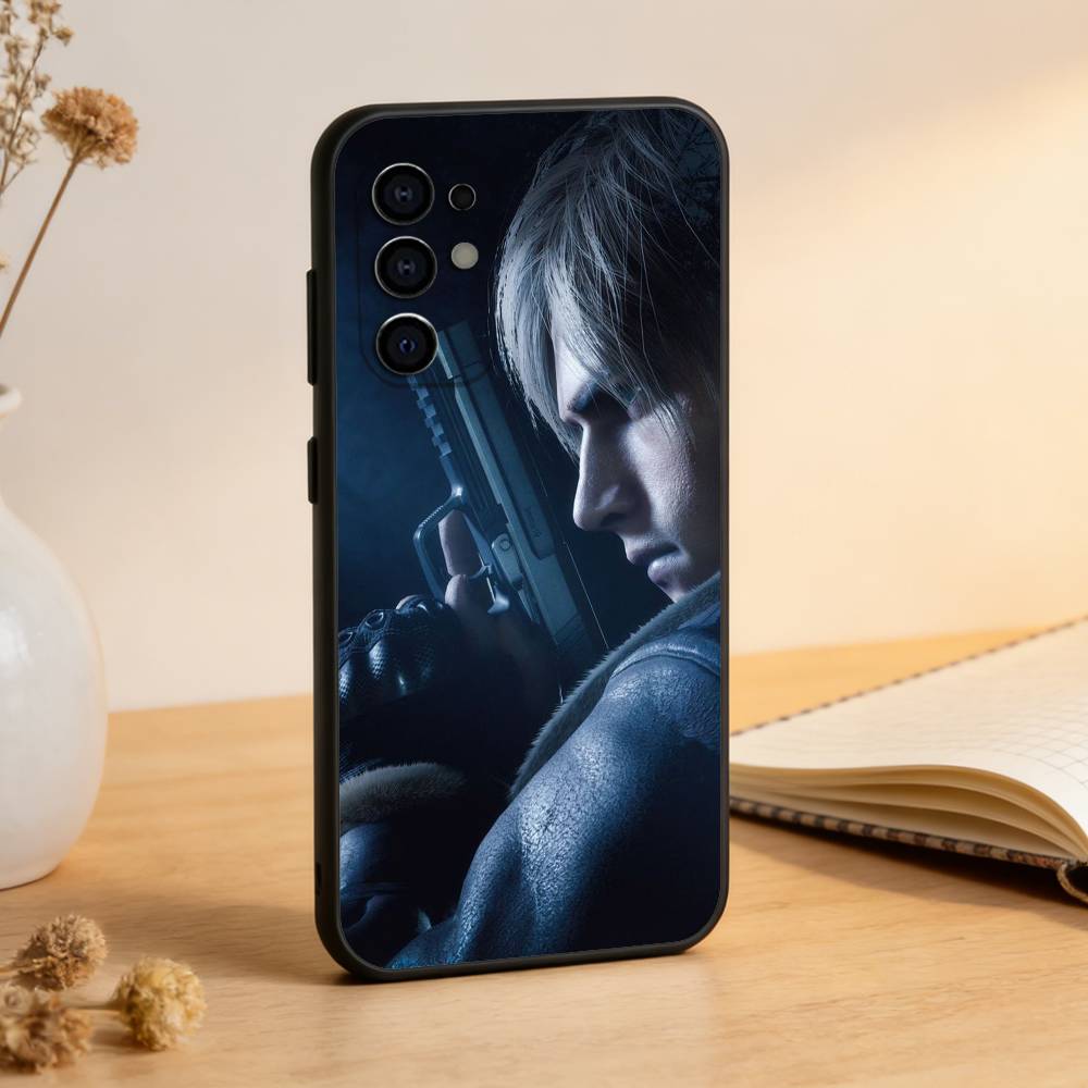 

Чохол для телефону Game Resident Evil Requiem Leon Чорний Силіконовий М який Для Samsung S25,S24,S21,S22,S23,S30,Ultra,S20,Plus,Fe,Lite Samsung S24