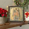 Decorative painting of Orthodox icons,Consecrated icon "The Guardian Angel",Photo frame painting,Christian Wall Art,20cm*20cm,Spiritual decor gift