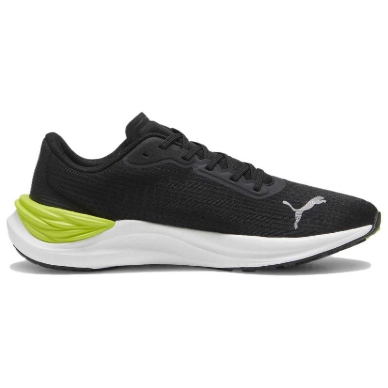 Puma Electrify Nitro 3 Bequeme Rutschfeste Niedrige Laufschuhe Herren Schwarz Grün Weiß 378455-10