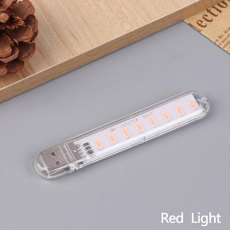 Mini Usb Led Book Light Dc5V Ultra Bright Reading Book Lamp 8Leds Light Portable Bedside Light For Power Bank Pc Laptop Notebook