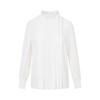 LANCY Stand Collar Polyester Commuter Shirt
