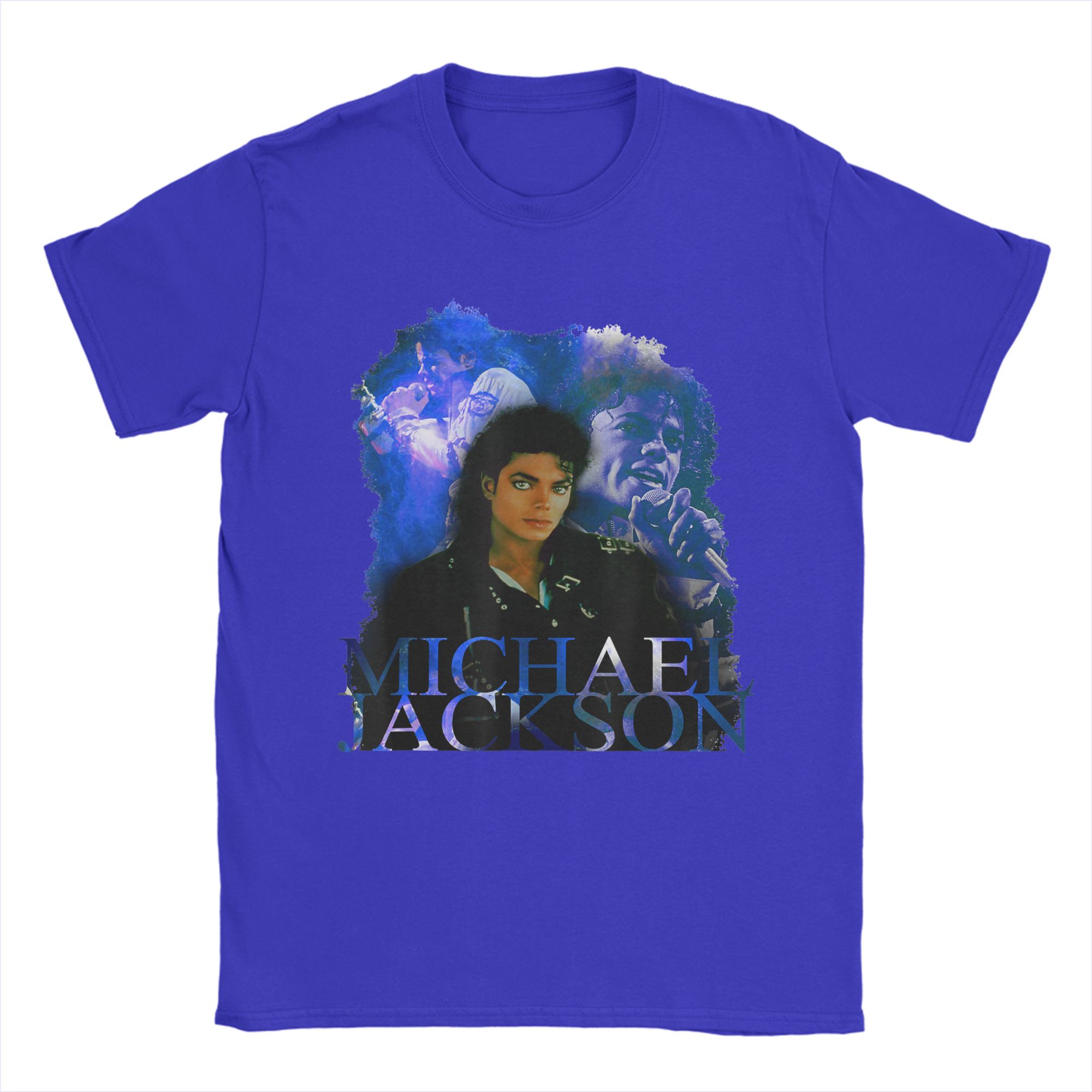 GUOYAN TOP De Koning van de Pop Michael Jackson T-shirt Strand T-shirts Mannen Katoen Ronde Hals 4XL 5XL 6XL Top T-shirts Korte Mouw Vintage T-shirt M