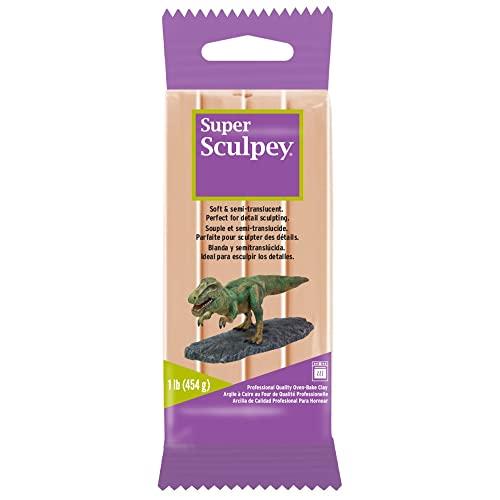 Sculpey Athena Polyform Super Sculpey (бежевый), 1 фунт (454 г), 39081690
