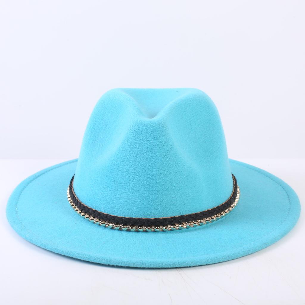 Popular European and American Classic Simple Flat-brimmed Top Hat Men's and Women's Fashionable and Elegant Versatile Jazz Hat Top Hat