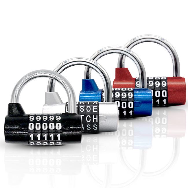 HXH-57 Large 5-Digit Combination Padlock for Gym Locker Security