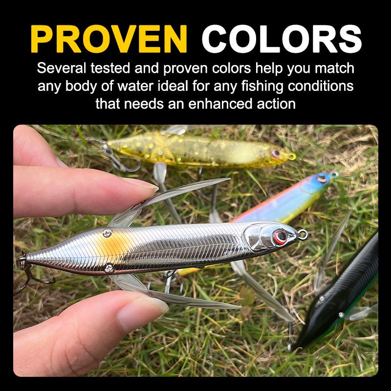 Dragonfly Surface Simulation Insect Lure Popper 6.5g Freshwater Fishing Tackle