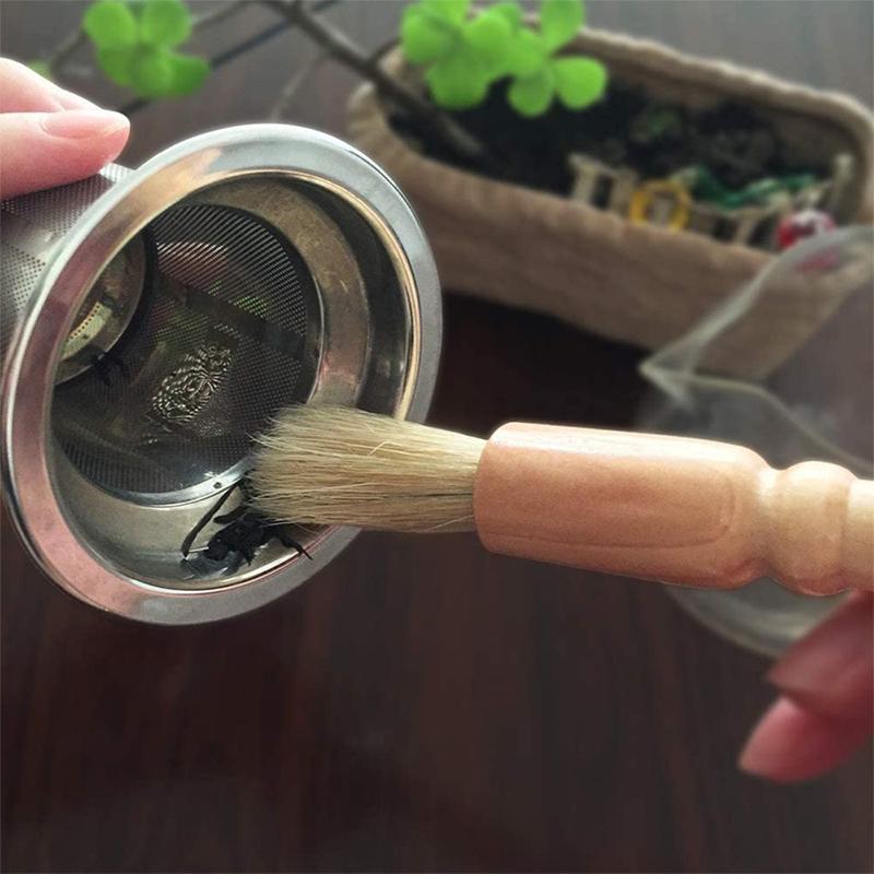 5/15Pcs Coffee Brush Set Espresso Brush Kit Include Wooden Coffee Grinder Machine Cleaning Brush And Nylon Espresso Brush