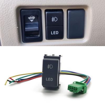 Dual Key Switch Car Front Fog Light and LED Switch for Nissan Patrol Y61 Y62 Titan Xterra X-TRAIL Qhashqai 2008-2015