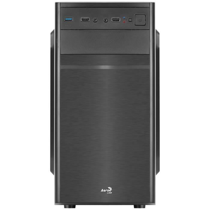 Aerocool CS103 - Boîtier PC Micro ATX - Ventilateur 12cm - Noir
