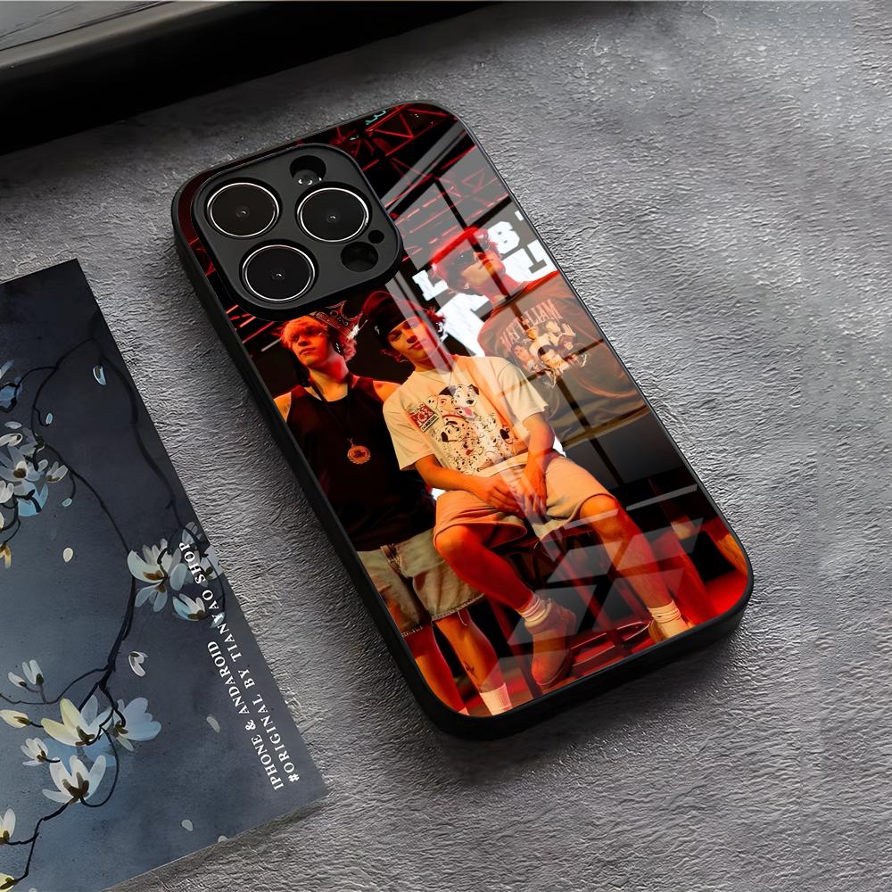 Hot S-Sturniolo T-Triplets Phone Case For IPhone 17 Air 16 E Pro Max 15 14 13 Mini 12 Pro 11 Max Plus Black Glass Cover