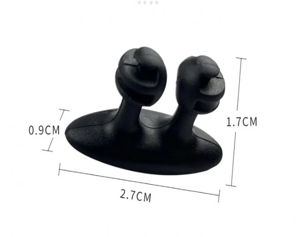Sticky on Dashboard Cable Manager for Car Home Office Mobile Phone Charger Cable Line Organizer Clasp Clamp Self Adhesive Holder
