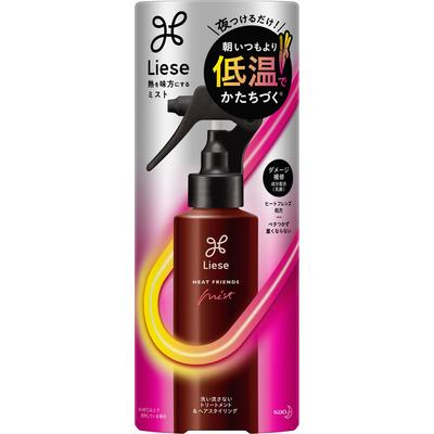 Liese Heat Friendly Mist 150ml Produkty do stylizacji Nanieś na mokre włosy (od korzeni do końców) po osuszeniu ręcznikiem, aby uzyskać bardziej poręczny efekt. Spryskać obiekt