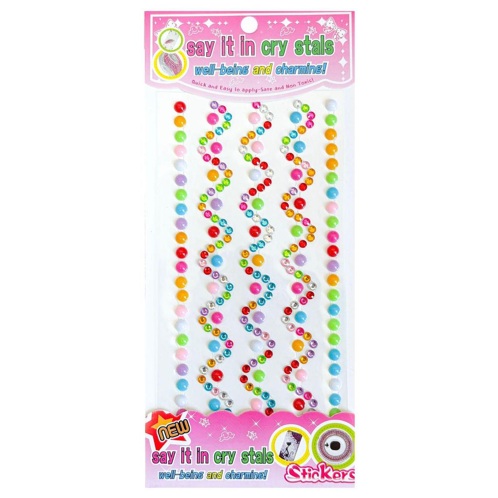 Children's 3D Princess Cartoon Diamond Gem Stickers - Cute Acrylic Crystal Toys