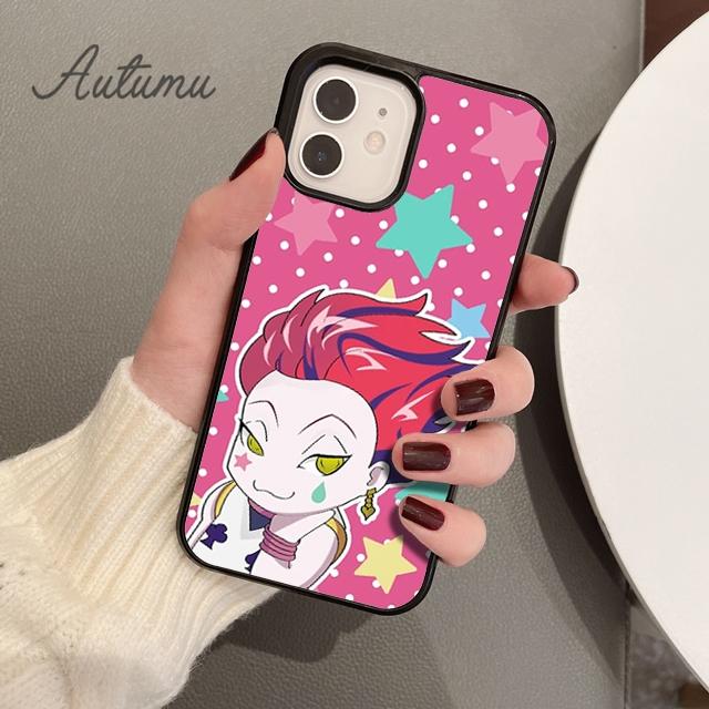 Fashion Hisoka Anime HUNTER×HUNTER Phone Case for iPhone 11 12 13 14 Pro Max Mini XR XS SE 2020 6S 7 8 Plus Galaxy S21 S22 Cover