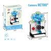 Creative Retro Photo Camera&Flowers Building Blocks Diy Toys Small Particle Bricks Assembly Puzzle Toys For Christmas Gifts