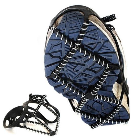 1 pár outdoorových sportovních návleků na boty protiskluzové mačky přilnavost na ledě