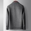 Herbst- und Winterwolle Revers Werkzeugversion Mittelalterlich und Jung Business Handgefertigt Beidseitige Wolljacke Warm