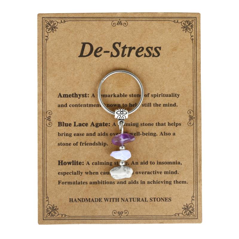 Exclusive Red Agate Card Match Pendant Keyring Handmade; New Natural Rock Bead String Keychain Gifts