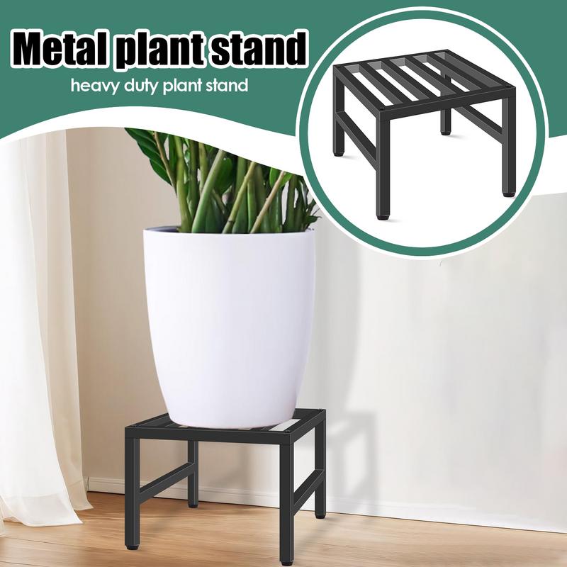 Flower Pot Stand Metal Plants Display Decoration Heavy Duty Stands Planter Holder Flower Pot Stable Display Rack With Non-slip