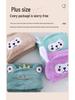Cartoon Hooded Quick-Dry Coral Fleece Baby Poncho Towel
