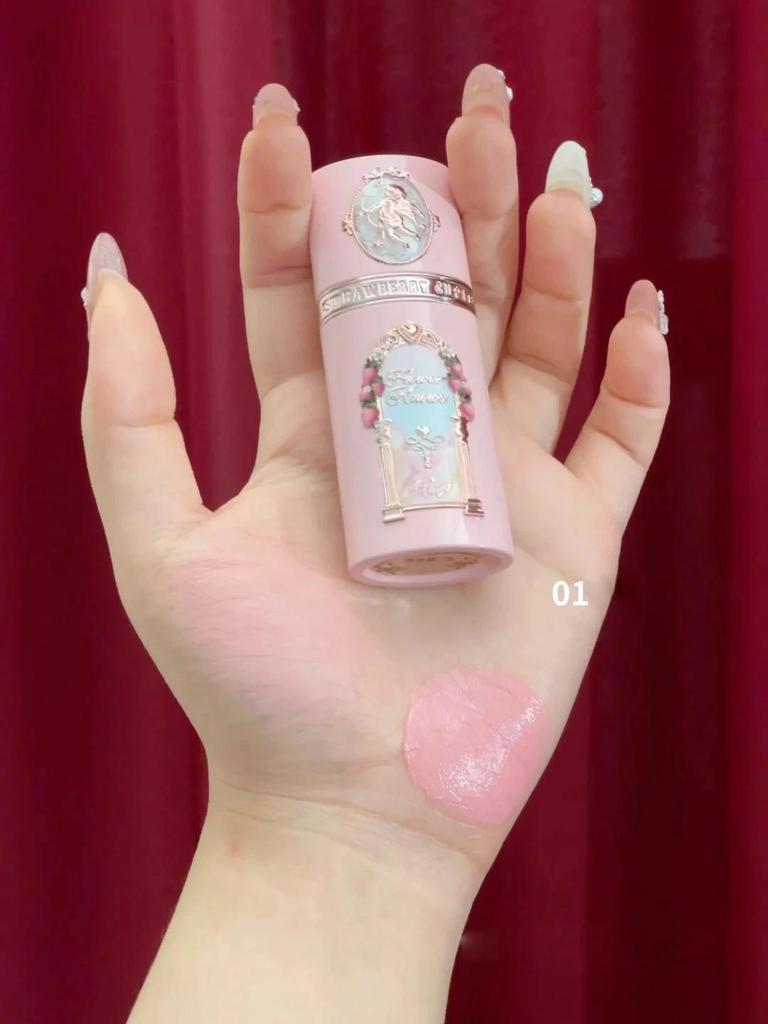 Flower Knows Strawberry Cupid Liquid Blush Long-lasting Moisturizing Easy Makeup Blush Creamy Liquid Blusher