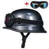 World War II German Style Motorcycle Helmet Capacetes Open Face Retro Cascos Para Moto