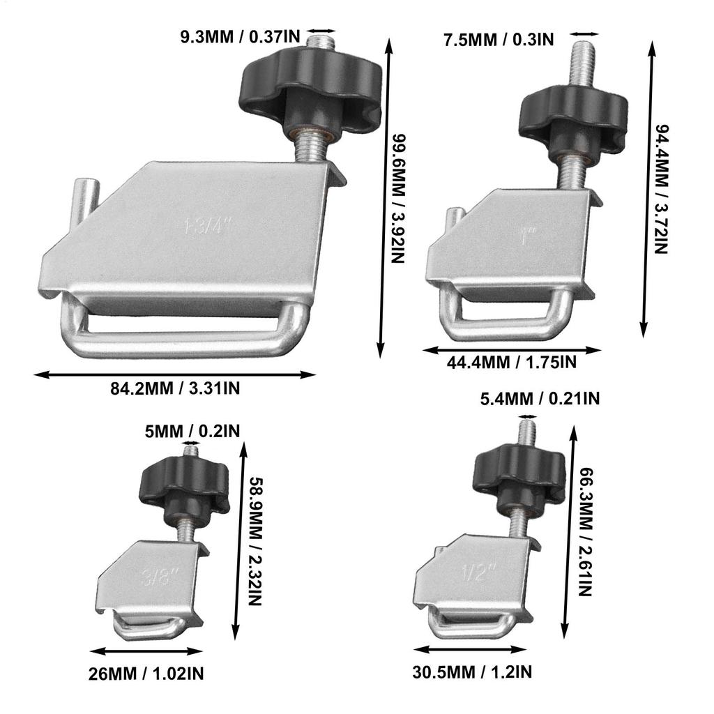 Hose Clamp Pliers 4-Piece Professional Heavy Duty Electrical Radiator Hose Clamp Pliers For Motorcycle Truck Industrial