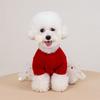1pcs Christmas Winter Pet Clothes Two-Leg Dress for Dogs Cats Polyester Fabric Holiday Outfit Dog Decoration Supplies