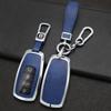 Styling Mouldings Alloy + Leather Car Key Fob Cover Case Shell Chain For Chery Omoda C5 5 fx 7 8 pro plus 2022 2023 Remote Key P