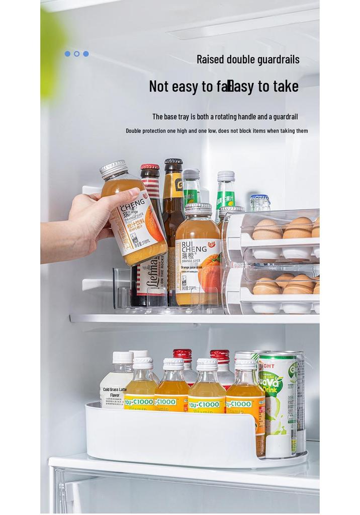 Rotating Kitchen Spice & Beverage Organizer Tray