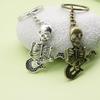 Skull Guitar Keychain Pendant - Simple Jewelry Design