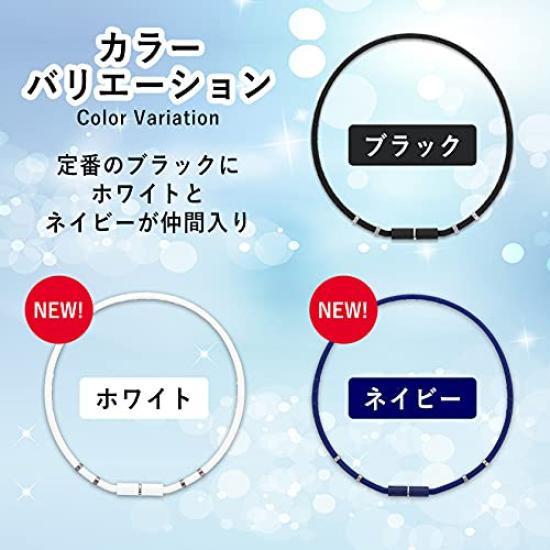 Colantotte Wacle Neck Neo GE colantotte Magnetic Necklace NEO Size (Black, M)