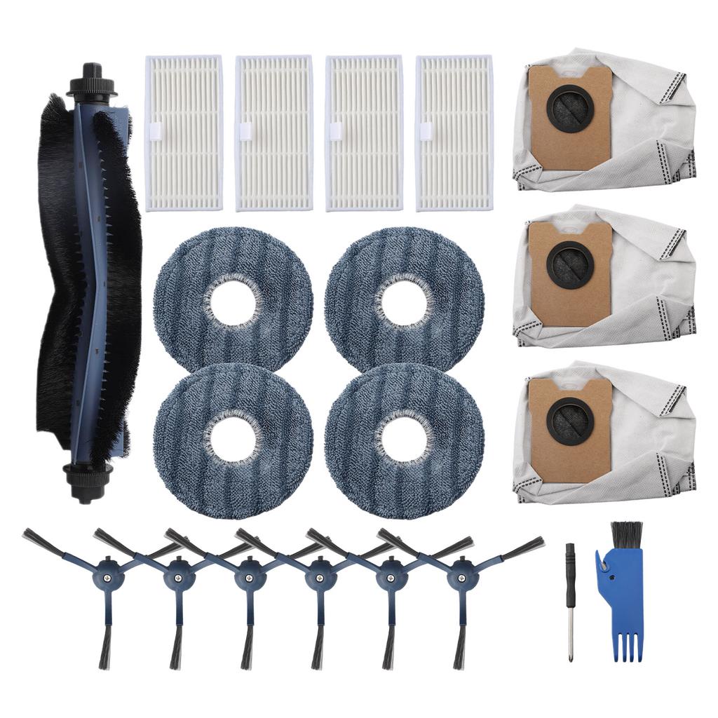 Everyday Cleaning Home Maintenance As Shown Robot Vacuum Components Side Brushes For Thorough Cleaning Mop Cloths For Stains