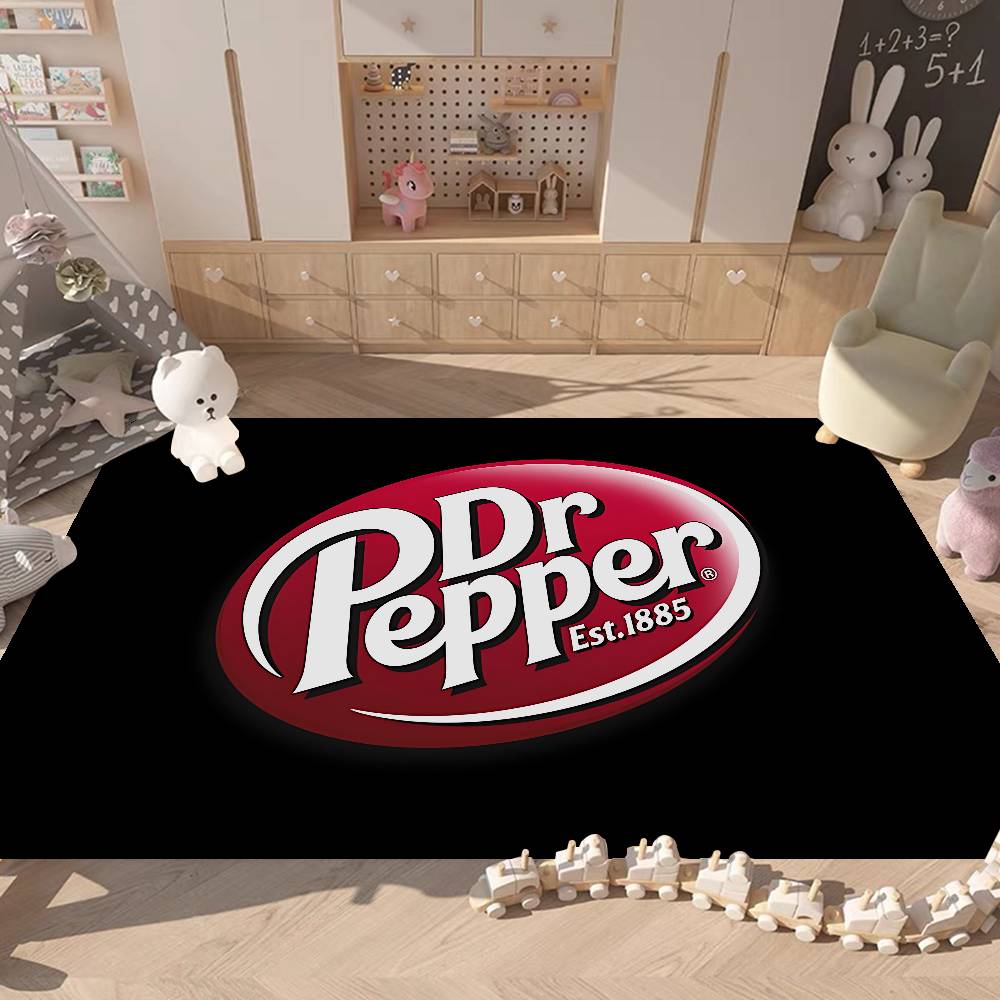 D-Dr Peppers Logo Floor Mat Rectangle Anti-slip Home Soft Badmat Front Door Indoor Outdoor Mat Welcome Doormat