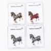Vintage Rhinestone Horse Brooch for Women Animal Banquets Pins Party Accessories