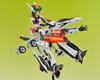 Aoshima Bunka Kyozaisha VFG Macross Frontier Messiah Ranka Lee Height 150mm Plastic Model VF-25F Approx. Color-coded MC-09