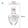 3 Size Crystal Glass Transparent Anal Plug Pink Diamond Dildo Anus Expander Erotic Male Massage Masturbator Adult Sex Anal Toys