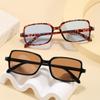 New Korean Version Simple Square Sunglasses for Men and Women Fashion Trend UV Resistant Outdoor Sunshade Sunscreen Glasses