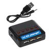 3.7V Lithium Battery Charger with Overcharge Protection, 500mA, 5-Port USB Hub, Indicator Light Included