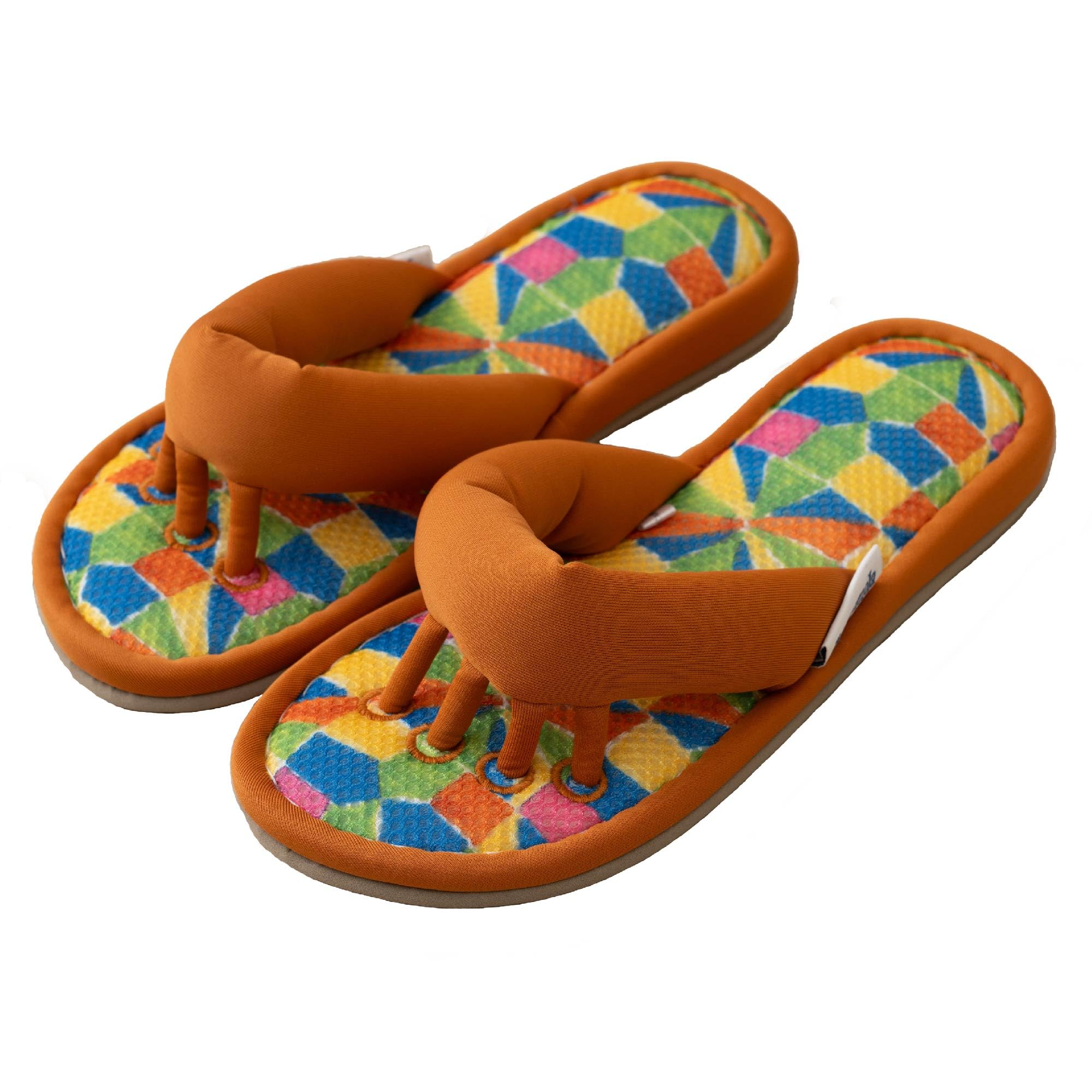 

Hokomomola Senko Carmine Approximately 47153 Slippers, 22-24cm, Orange,